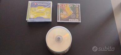 cd riscrivibili + custodie