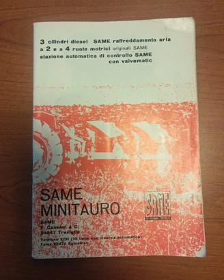Uso e manutenzione SAME MINITAURO