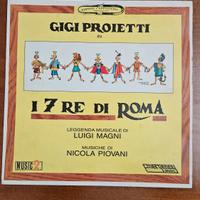Vinile 33 Giri Gigi Proietti I 7 RE DI ROMA