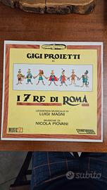 Vinile 33 Giri Gigi Proietti I 7 RE DI ROMA