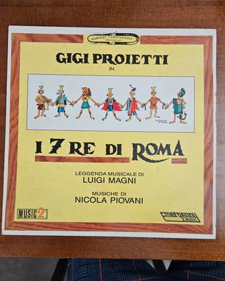 Vinile 33 Giri Gigi Proietti I 7 RE DI ROMA
