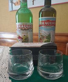 Coppia di bicchieri Amaro Braulio EdizioneLimitata