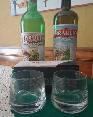 Coppia di bicchieri Amaro Braulio EdizioneLimitata