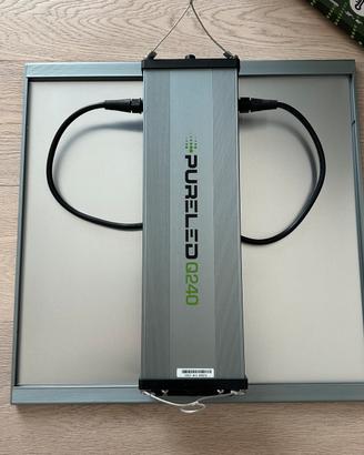 LAMPADA LED IDROPONICA grow box Q240 (240W) PURE