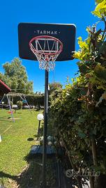 Canestro da basket tarmak regolabile con base