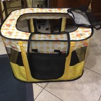 BOX IN TESSUTO X CANI RICHIUDIBILE NUOVISSIMO