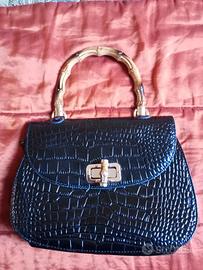 Borsetta nera vintage bamboo