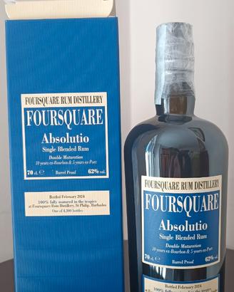 Rum Velier Foursquare Absolutio + Raconteur