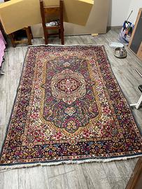 Pregiato Tappeto Persiano Kerman Laver Originale