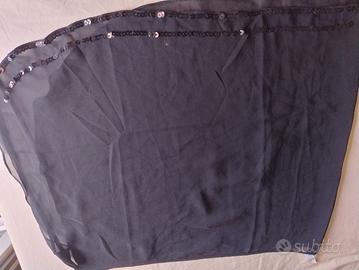 copricostume nero con paillettes 