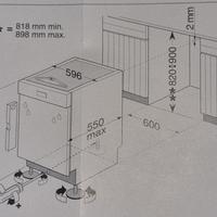 lavastoviglie Rex T06 nuova