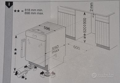 lavastoviglie Rex T06 nuova