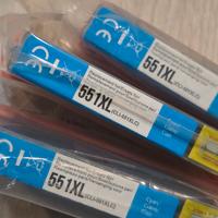 3 Cartucce Epson 551XL Cyan