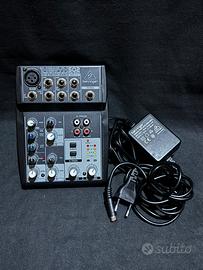 BEHRINGER MIXER AUDIO HENYX502