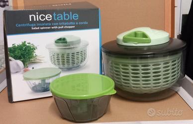 Centrifuga insalata con tritatutto a corda