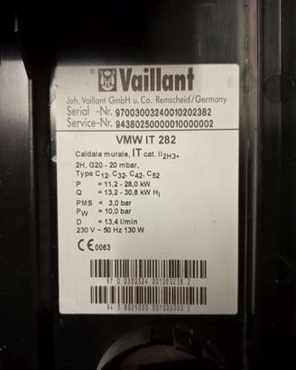 CENTRALINA CALDAIA VAILLANT TURBOBLOCK VMW IT 282
