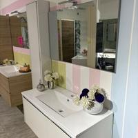 COMPOSIZIONE BAGNO MOBILE + COLONNA + SPECCHIO