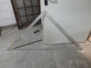 Squadra pieghevole alluminio Stanley