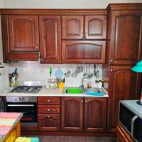 CUCINA CASTAGNO, MT 2,72, CON ELETTRODOMESTICI