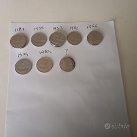 Lotto 5 lire con delfino