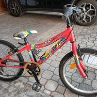 muontain bike,taglia 20,età 6/8 anni