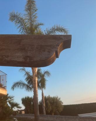 Tettoia in legno