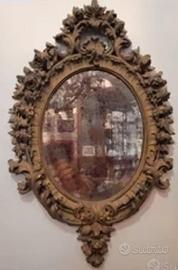 Cornice specchio ovale fine 800