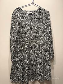 Vestito midi animalier