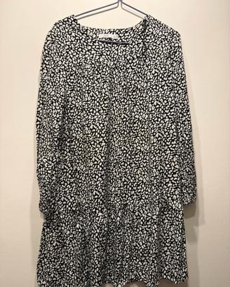 Vestito midi animalier