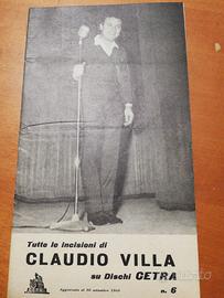 Libretto con le incisioni C. VILLA 1961