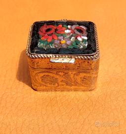 Scatolina vintage micromosaico Italia