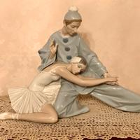 PIERROT CON BALLERINA LLADRO'