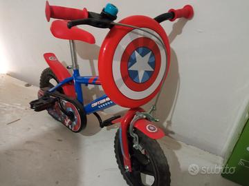 Bici bimbo modello capitan america 