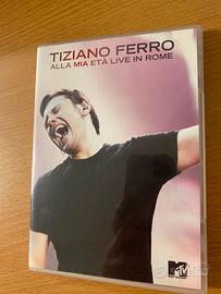 DVD Tiziano Ferro Alla mia eta' Live in Rome