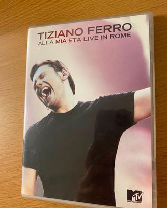 DVD Tiziano Ferro Alla mia eta' Live in Rome