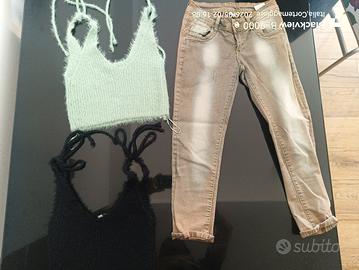 Jeans+top