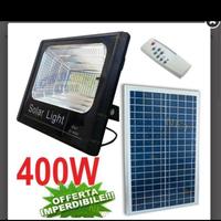 KIT FOTOVOLTAICO FARO LED PANNELLO SOLARE watt400