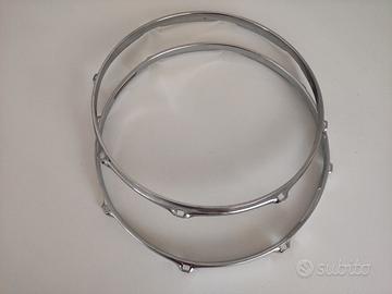 Coppia cerchi per rullante 14'' tripla flangia 