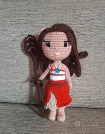 Oceania, Vaiana, Moana amigurumi 