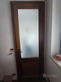 porta interna legno e vetro
