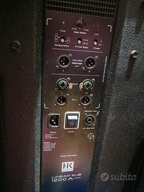 casse attive + sub HK Impianto audio