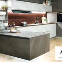 CUCINA MODERNA  LINEARE CON PENISOLA+COLONNE