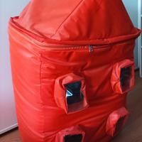 porta giocattoli a forma di casetta