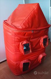 porta giocattoli a forma di casetta