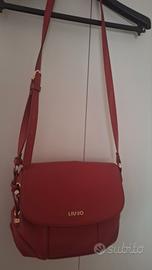 Borsa a spalla Liu Jo rossa - Effetto martellato