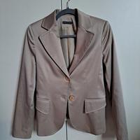 Blazer donna elegante Made in Italy tg 42 tortora