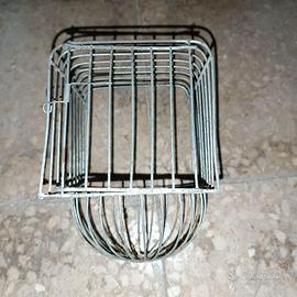 Portanido esterno zincato per piccoli uccelli