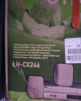 Sistema audio con dvd