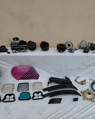 PEZZI VESPA:TELAIO SELLA MOTORE  FRENO SERBATOIO 