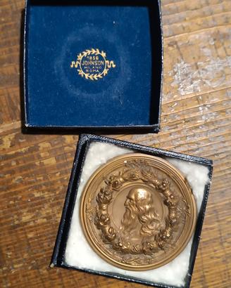 medaglia bronzo commemorativa